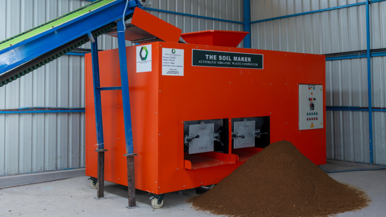 organic waste converter machine