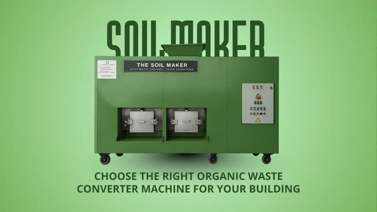 organic waste converter machine